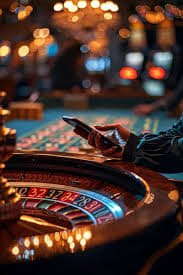 Mobile phone showing megasensa login account dashboard with Speed Roulette table selection
